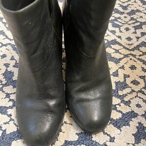 Cole Haan Cassidy Black Leather Booties